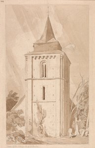 Tower of the Village Church of Saint Maclou, Normandy